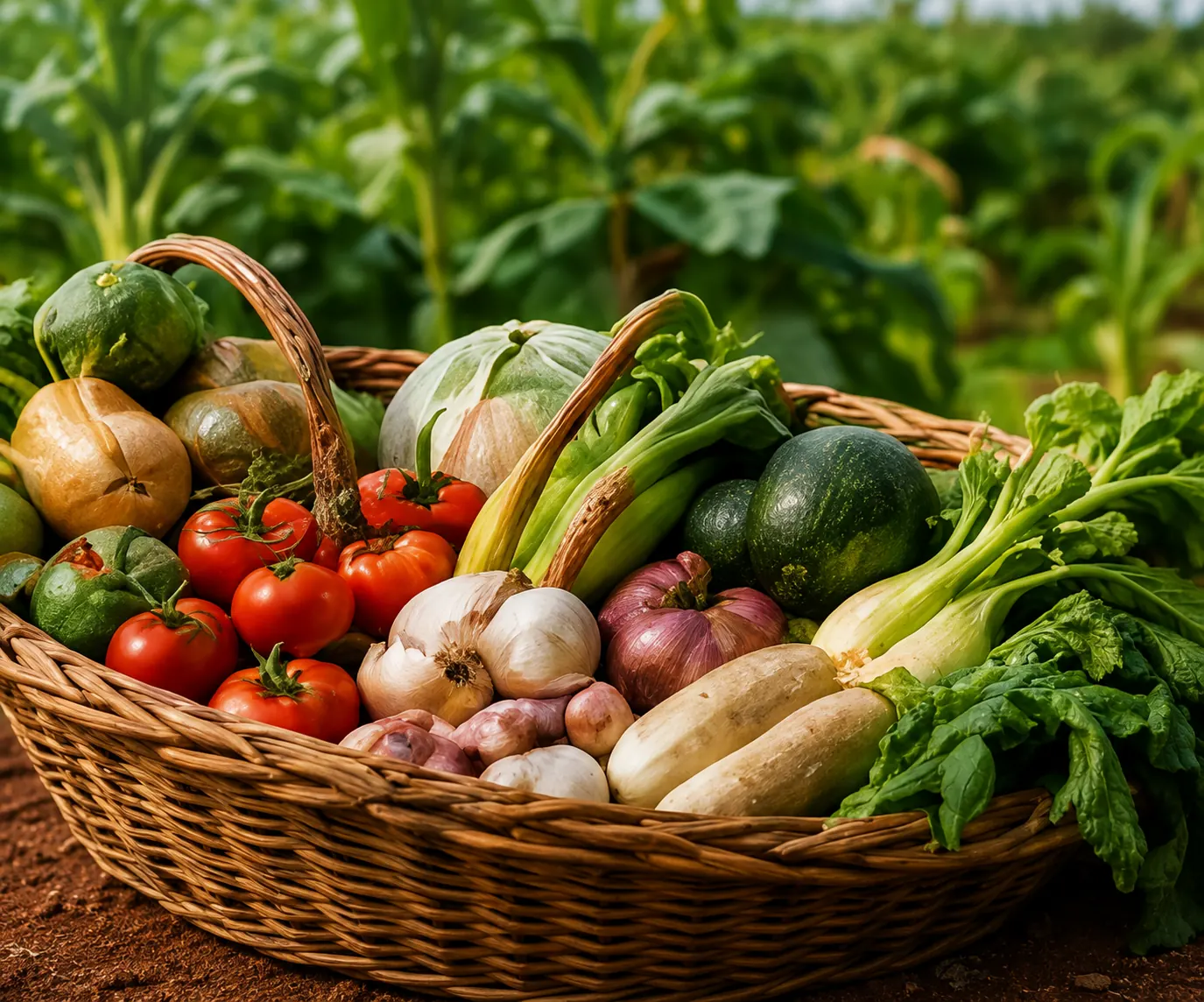 Producteur agricole dans son champ